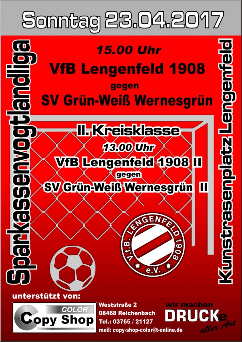 VfB Lengenfeld  strebt Heimsieg an