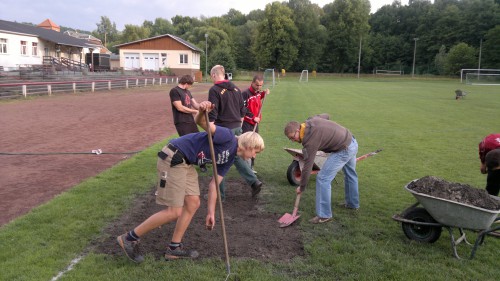 Ab Dienstag Rasenplatz gesperrt
