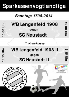 VfB Lengenfeld startet mit Heimspiel