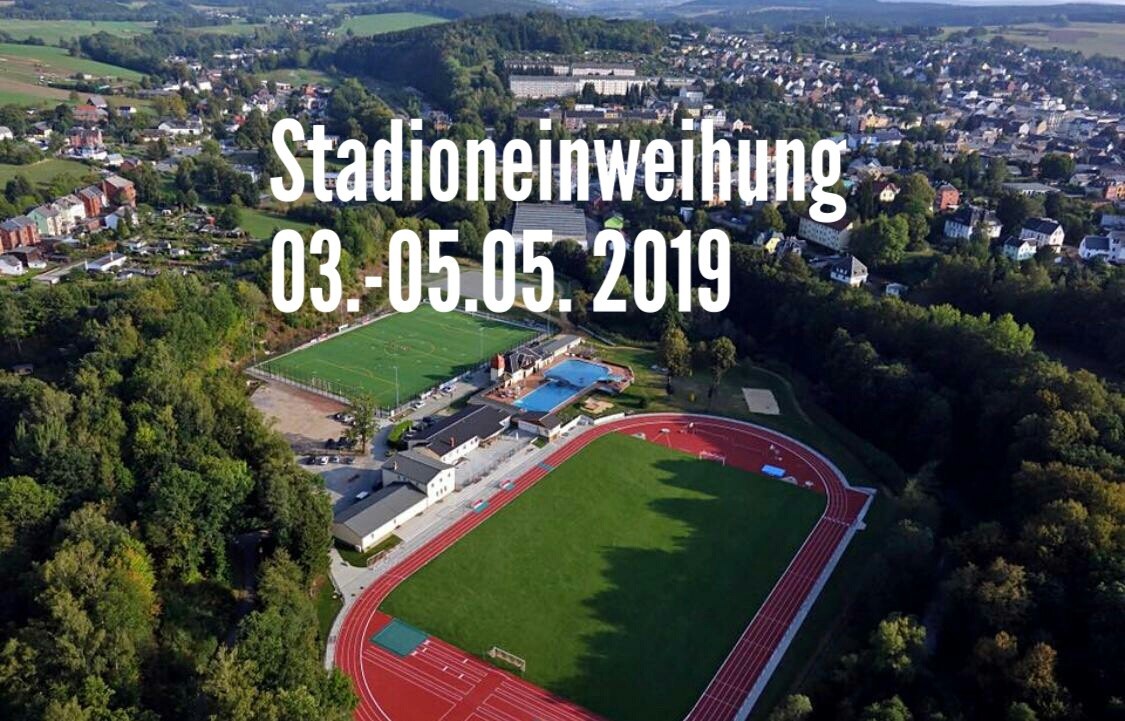 Stadion -Einweihung in Lengenfeld