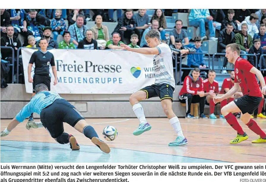 VfB Lengenfeld erreicht Zwischenrunde