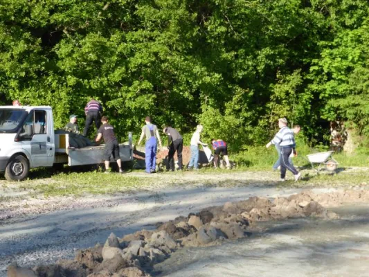 2013-06-05: Arbeitseinsatz nach Hochwasser