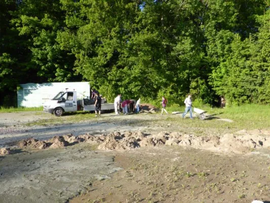 2013-06-05: Arbeitseinsatz nach Hochwasser