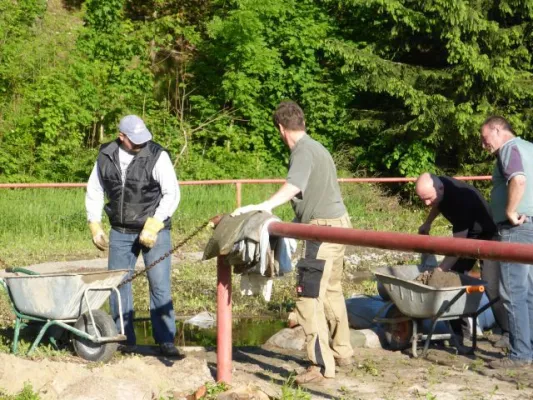 2013-06-05: Arbeitseinsatz nach Hochwasser